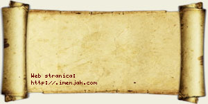 Njegoslav Smiljanić vizit kartica